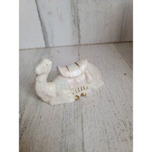 Vintage‎ religious Nativity scene camel animal ceramic figure xmas